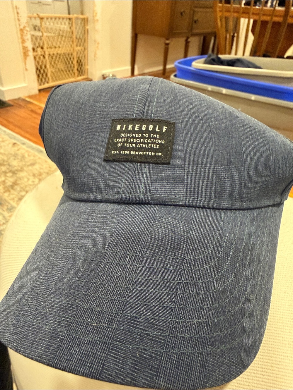 Nike Blue Golf Hat with Black NikeGolf Patch